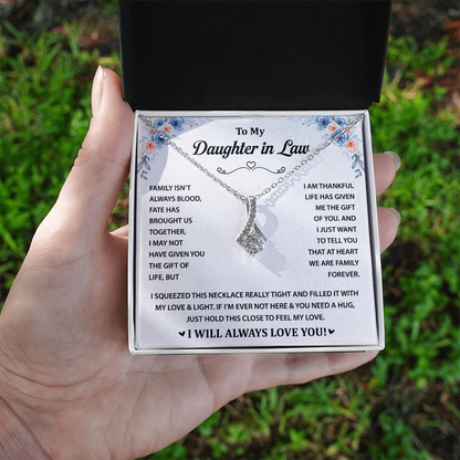 Gift for Granddaughter - I Will Always & Forever Love You - Alluring Beauty Necklace