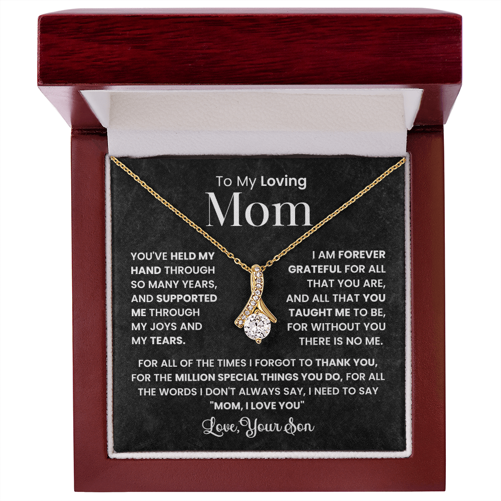 To My Best Mom - I Love You Mom - Forever Love Necklace