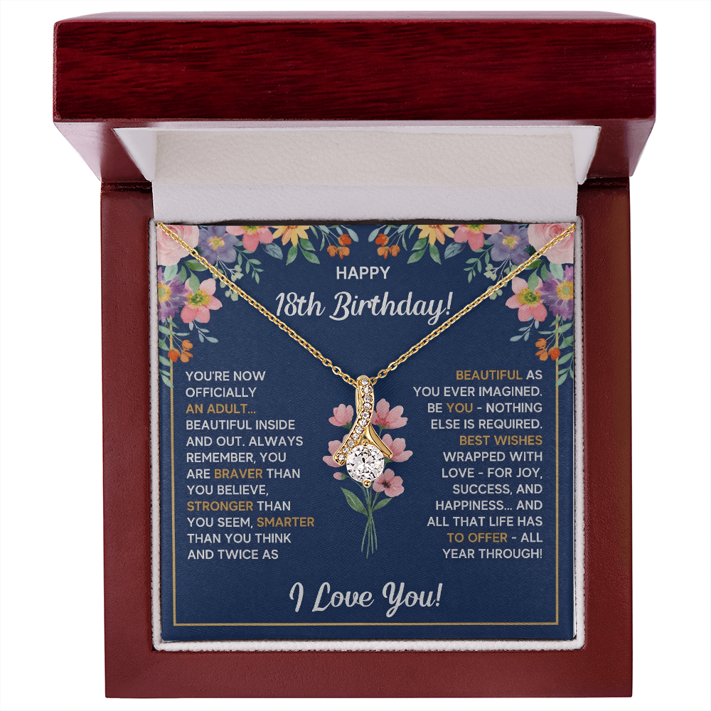 18th Birthday Gift Necklace – Meaningful Jewelry for Her 18th Birthday