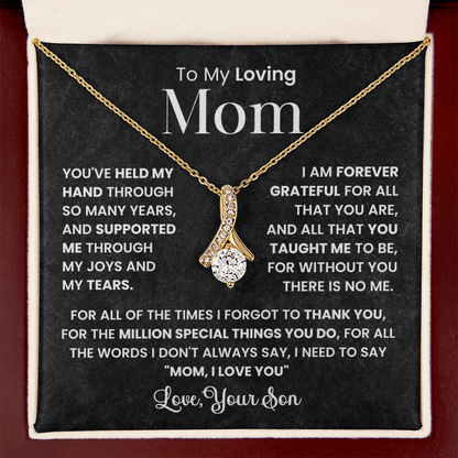 To My Best Mom - I Love You Mom - Forever Love Necklace