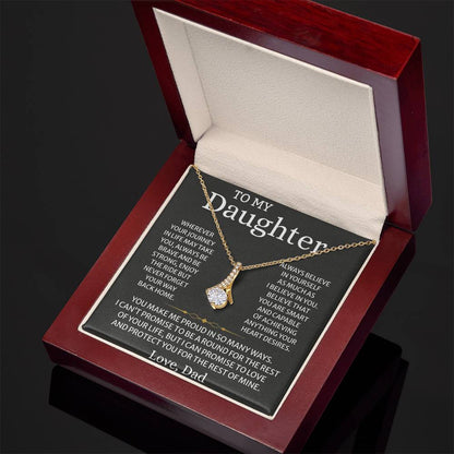 Daughter Graduation Necklace – Inspirational Gift from Dad