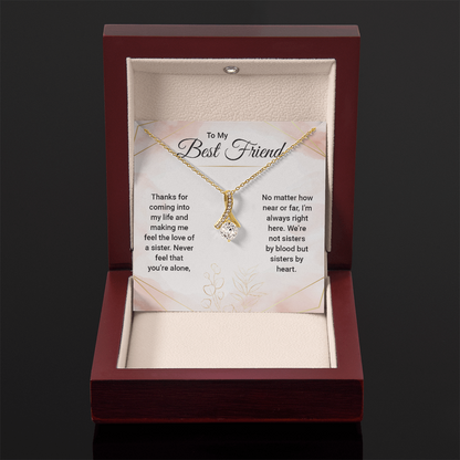 To My Badass Bestie - You Cuss Too Much - Alluring Beauty Necklace