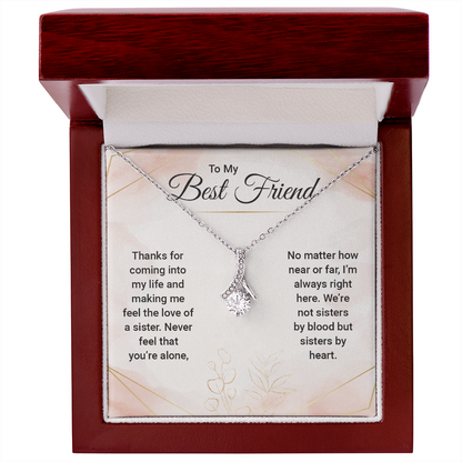 To My Badass Bestie - You Cuss Too Much - Alluring Beauty Necklace