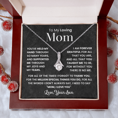 To My Best Mom - I Love You Mom - Forever Love Necklace