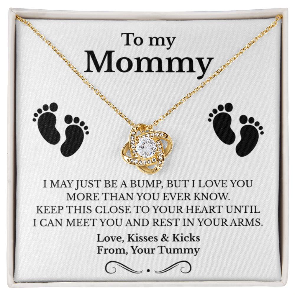Mommy To Be Necklace, Pregnancy Gift, Mother to Be Present From Unborn Baby, Expecting Wife Jewelry, Baby Shower Gifts