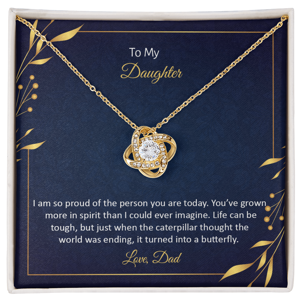 To My Daughter Necklace - Best Gift for Daughter 2026 - Birthday Gift for Her