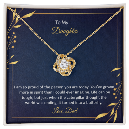 To My Daughter Necklace - Best Gift for Daughter 2026 - Birthday Gift for Her