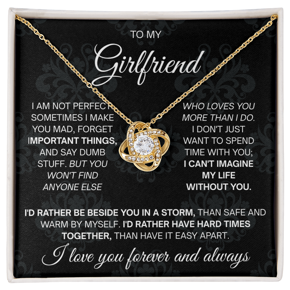 Girlfriend Necklace From Boyfriend, To My Love Necklace, ChristmasGifts