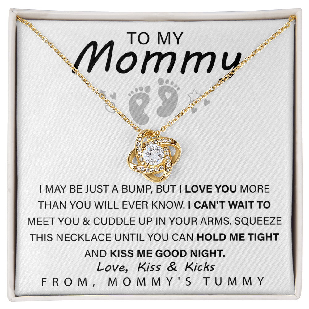New Mom Gift Necklace – Love Knot Jewelry for Mothers
