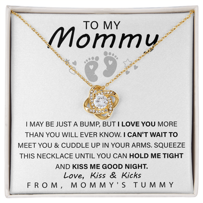 New Mom Gift Necklace – Love Knot Jewelry for Mothers