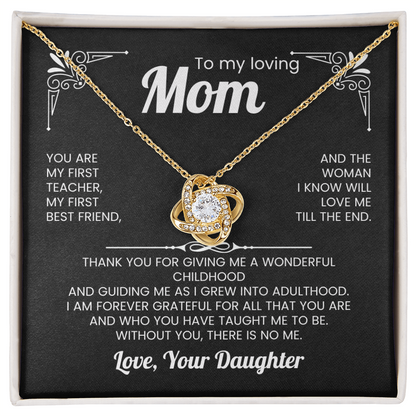Best Mother's Day Gift 2026 - To My Mom Jewelry with Sentimental Message Card