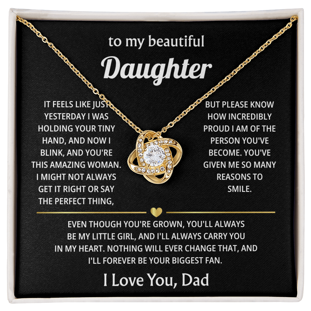 Daughter Jewelry Gift from Dad – Heartfelt Gift for Birthday, Christmas & Graduation
