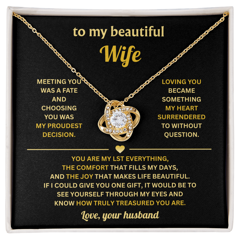 To My Beautiful Wife - I Love You Forever & Always, Special Moments Gifts.