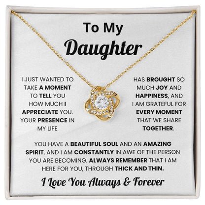 To My Daughter - You Have My Heart - Sterling Silver Necklace