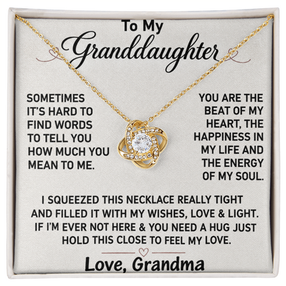 To My Granddaughter My Love for You Will Last Through Every Moment Heartfelt Keepsake Gift