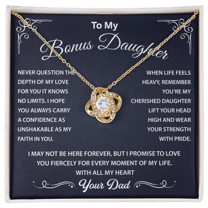 To My Bonus Daughter - Your Courage and Kindness Make the World Better