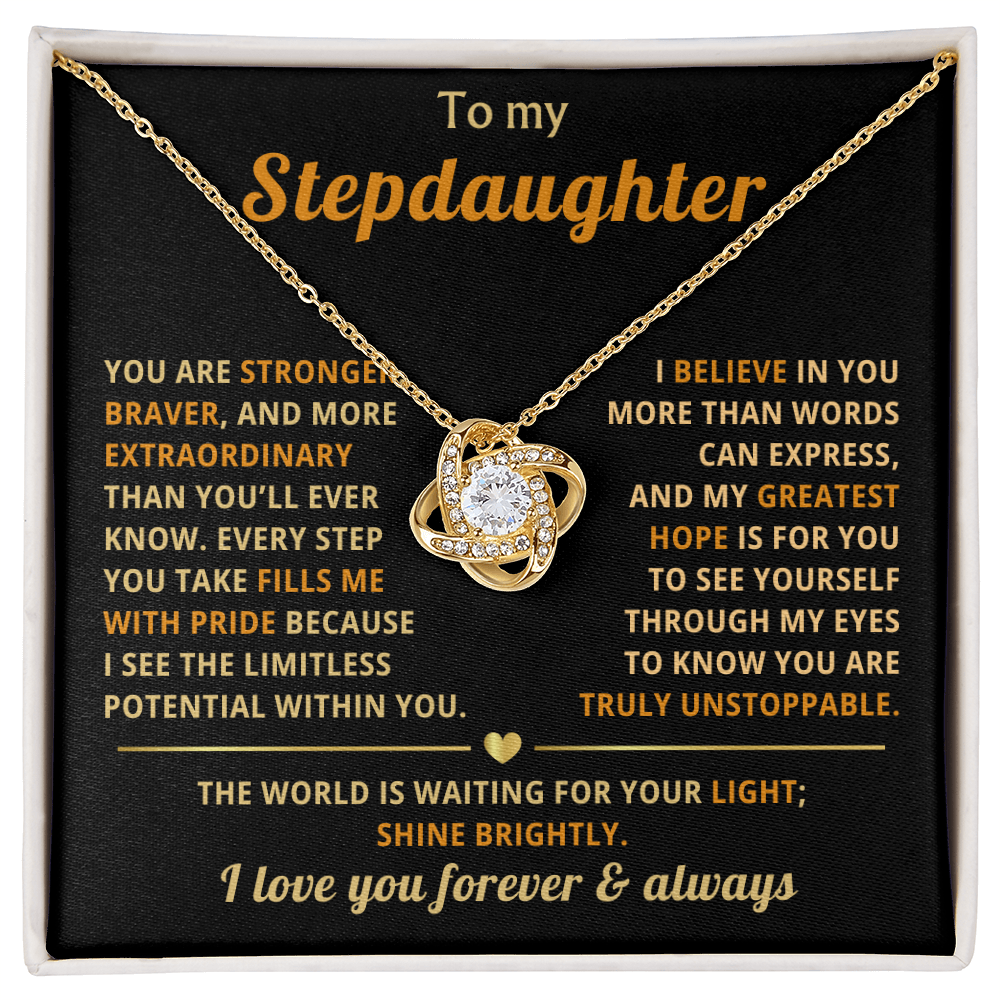 Gift From Dad to Bonus Daughter – Stepdaughter Jewelry