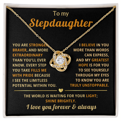 Gift From Dad to Bonus Daughter – Stepdaughter Jewelry