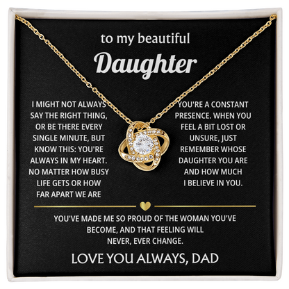 To My Amazing Daughter – Carry My Love with You Wherever You Go – Beautiful Gift