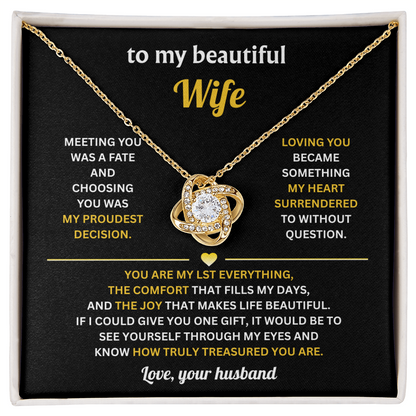To My Beautiful Wife - Thank You for Being My Wife, Gifts for Her