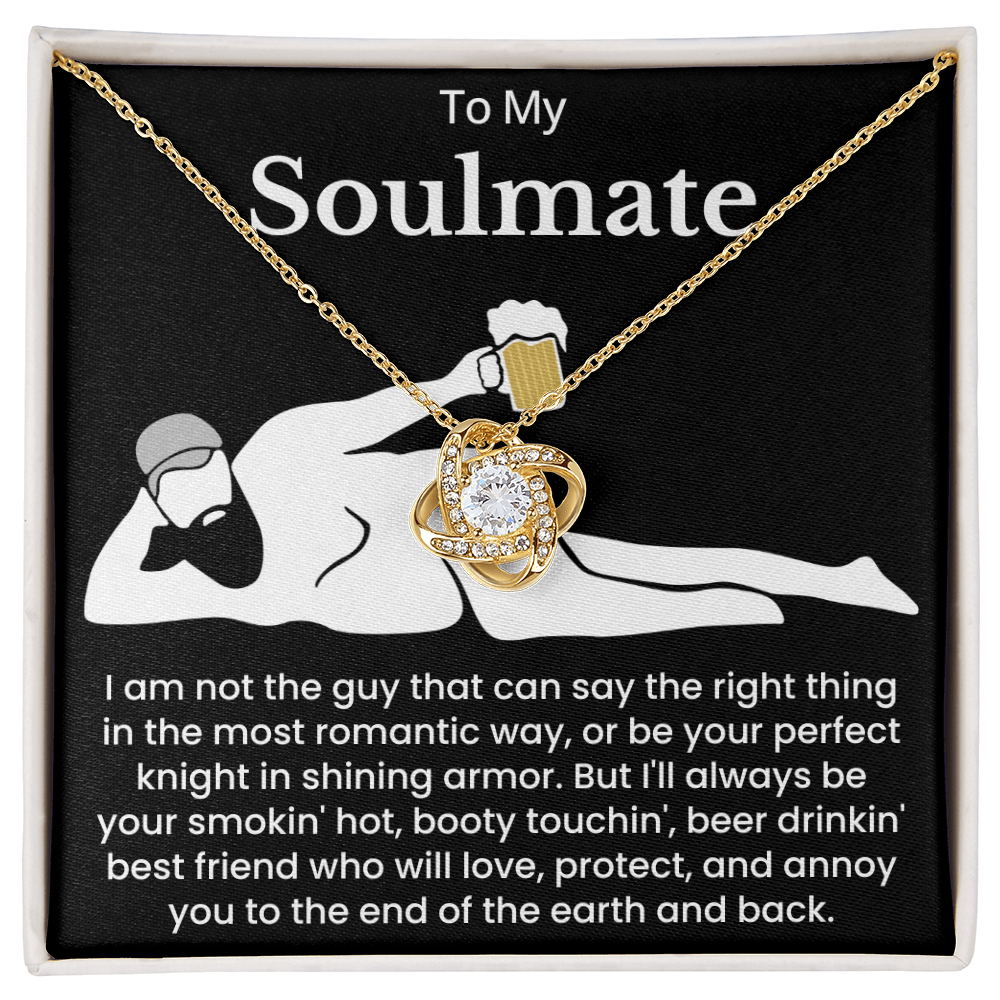 To My Beautiful Soulmate Necklace for Wife From Husband Jewelry for Girlfriend