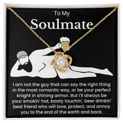 To My Beautiful Soulmate Necklace for Wife From Husband Jewelry for Girlfriend