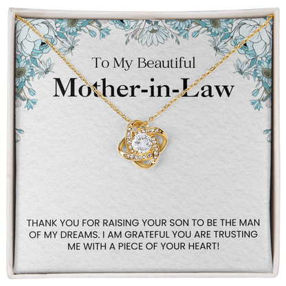 To My Beautiful Future Mother-in-law Necklace, Gift From Future Son-in-law