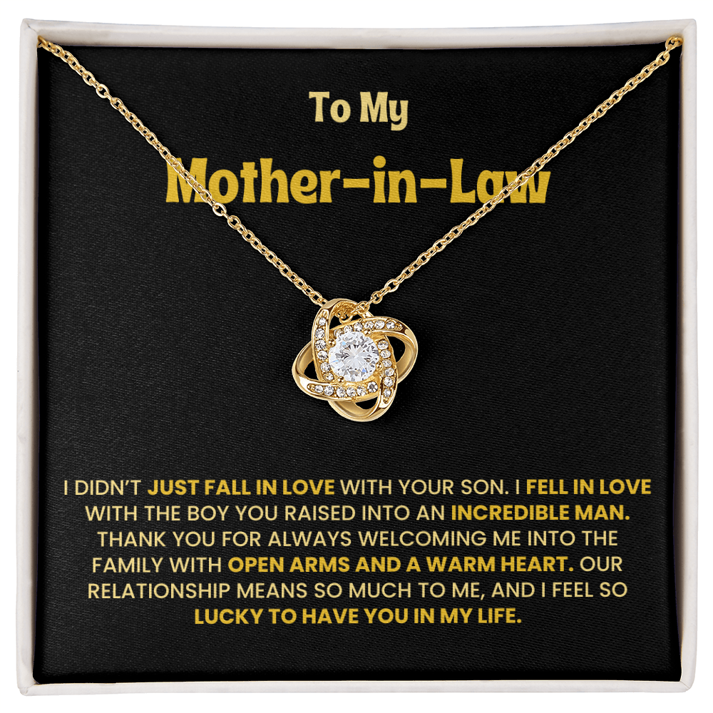 Necklace With Message Card for Future Mother-in-law From Future Son-in-law