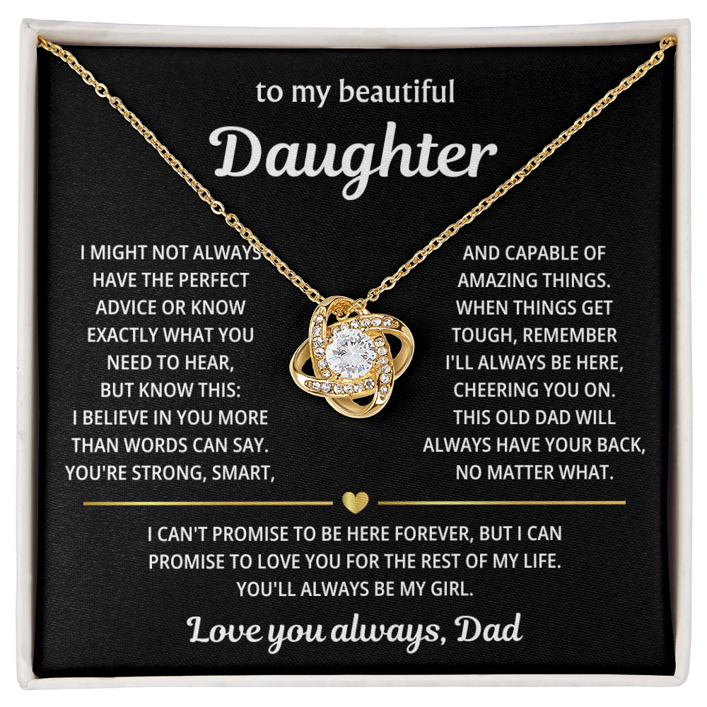 To My Daughter From Mom & Dad – A Precious Keepsake Gift with Elegant Gift Box