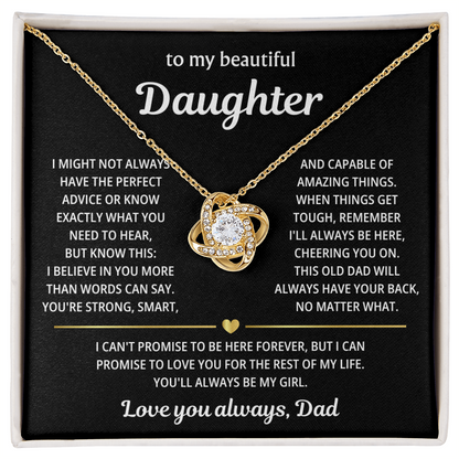 To My Daughter From Mom & Dad – A Precious Keepsake Gift with Elegant Gift Box