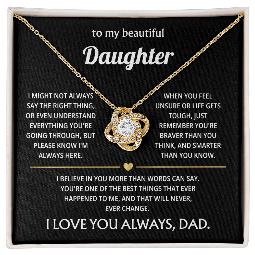 To My Amazing Daughter – You Are the Greatest Blessing in My Life – Jewelry Gift