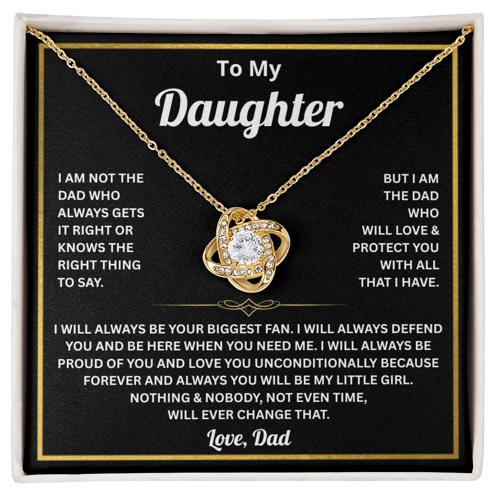 To My Beautiful Daughter Necklace From Dad, Daughter Necklaces for Women