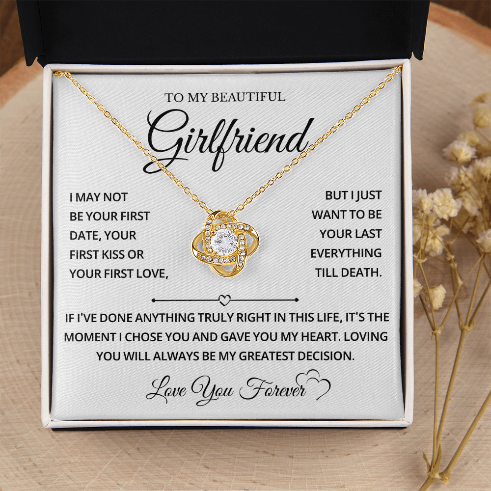 Girlfriends Gifts Romantic Love Knot Pendants On Anniversary, Valentine Day