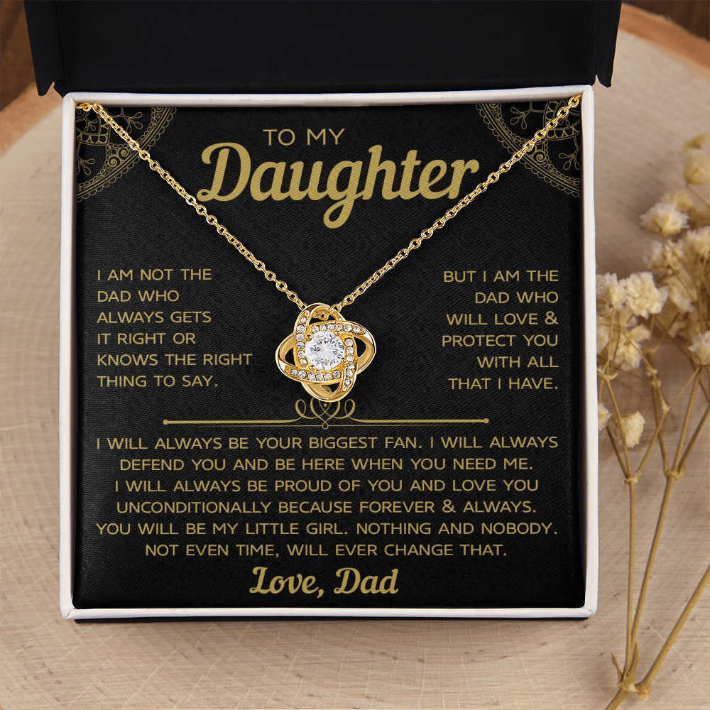 Necklace for My Daughter, Christmas Gift From Dad to Daughter, Pendant From Mom