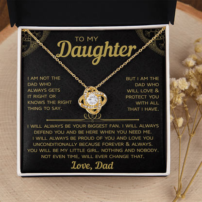 Necklace for My Daughter, Christmas Gift From Dad to Daughter, Pendant From Mom