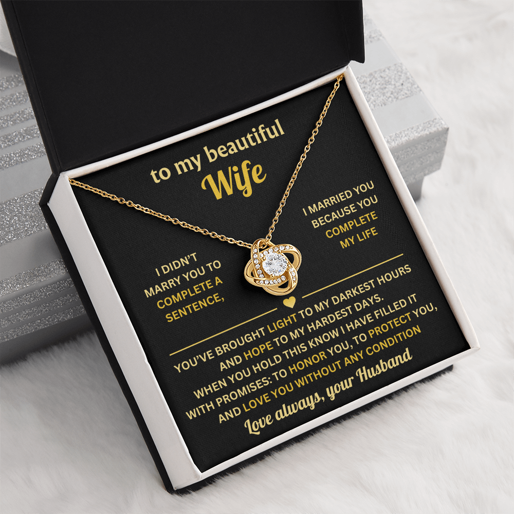 To My Wife - Never Forgot How Much I Love You, Romantic Gifts for Her