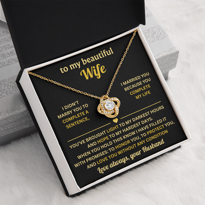 To My Wife - Never Forgot How Much I Love You, Romantic Gifts for Her
