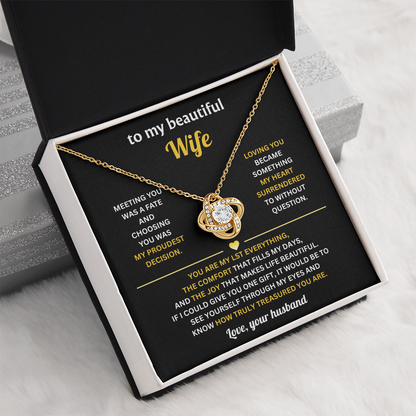 To My Beautiful Wife - Thank You for Being My Wife, Gifts for Her