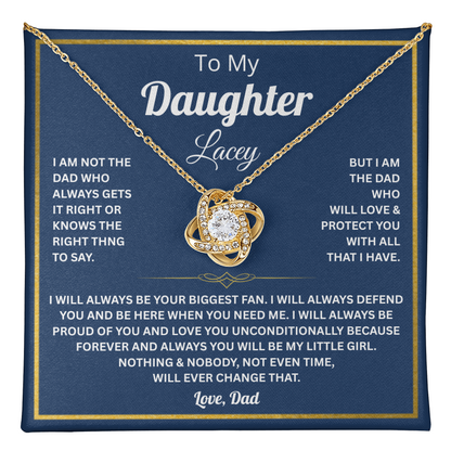 To My Beautiful Daughter - I Will Always Be Your Biggest Fan - Necklace