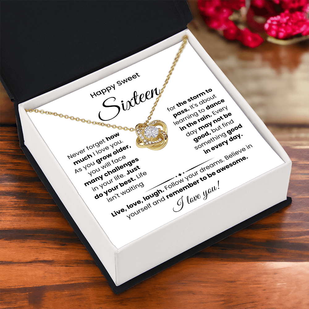 Sweet 16 Necklace, A Special Day for a Special Girl