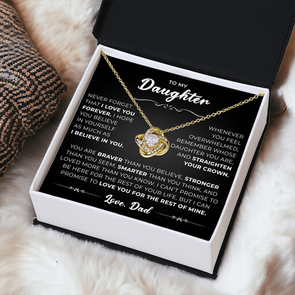 To My Amazing Daughter - the Most Beautiful Chapters of My Life - Necklace