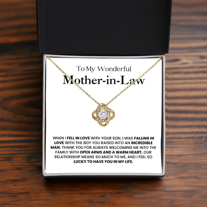 Sentimental Necklace for Future Mother-in-Law From Future Son-in-Law