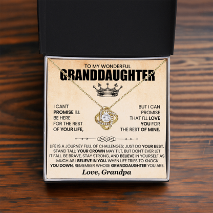 To My Beautiful Granddaughter - Never Doubt the Strength of My Love