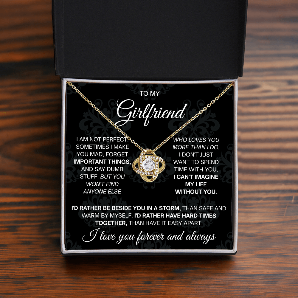 Girlfriend Necklace From Boyfriend, To My Love Necklace, ChristmasGifts