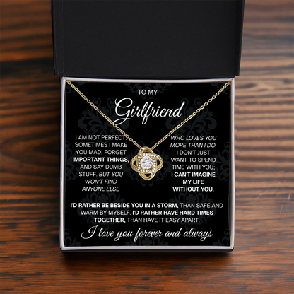 Girlfriend Necklace From Boyfriend, To My Love Necklace, ChristmasGifts