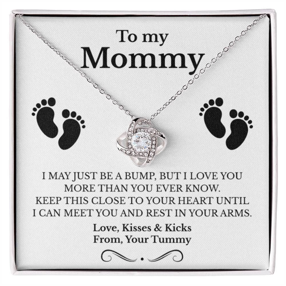 Mommy To Be Necklace, Pregnancy Gift, Mother to Be Present From Unborn Baby, Expecting Wife Jewelry, Baby Shower Gifts