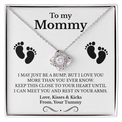 Mommy To Be Necklace, Pregnancy Gift, Mother to Be Present From Unborn Baby, Expecting Wife Jewelry, Baby Shower Gifts