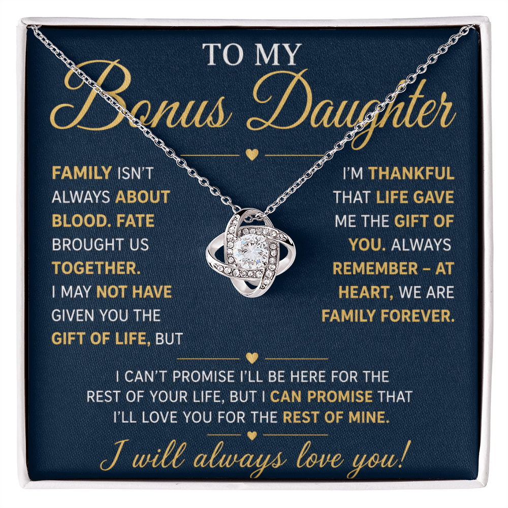 Bonus Daughter Gift from Stepmom or Stepdad – Heartfelt Message & Meaningful Keepsake