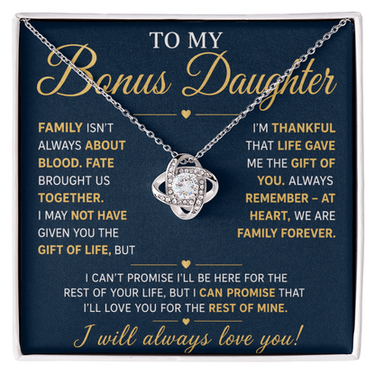 Bonus Daughter Gift from Stepmom or Stepdad – Heartfelt Message & Meaningful Keepsake