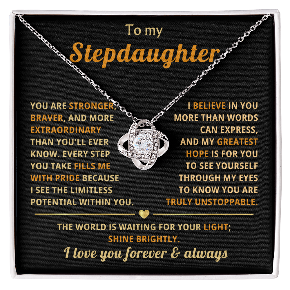 Gift From Dad to Bonus Daughter – Stepdaughter Jewelry